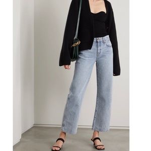 *sold on eBay* KHAITE 27 Kerrie Straight Leg Jeans Light Wash